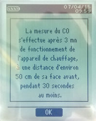 Mesureur de CO spécial diagnostic gaz - NF P 45-500, - évolutif - 0-500ppm - +-2ppm - +-0.1ppm - certificat étalonnage CNPG