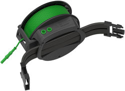 Enrouleur ceinture avec guide cable et ADATER, version avec câble PVC de 50m remplaçable