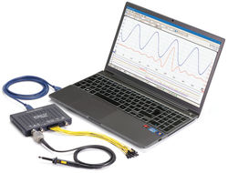 Oscilloscope USB de poche, MSO, 2 + 16 voies, 100MHz, 1GEch/s & géné arbitraire - avec sondes