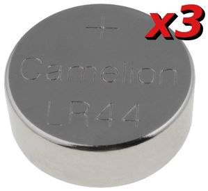 Lot de 3 piles de remplacement pour MERLIN LAZER Gauge