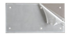 Protection transparente avec vis pour 1 jauge G1