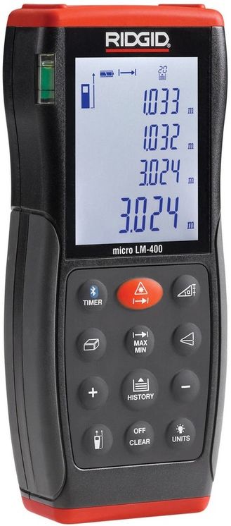 Lasermètre 0-70m, inclinomètre, Bluetooth