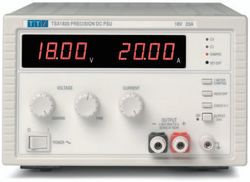 Alimentation DC simple, technologie mixte linéaire/découpage, 360W, 18V/20A