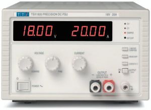 Alimentation DC simple, technologie mixte linéaire/découpage, 360W, 18V/20A