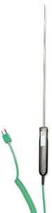 Sonde de température usage général en inox, thermocouple K, 30cm, -50/+1100°C
