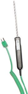 Sonde de température à piquer en inox, thermocouple K, 13cm, -50/+600°C