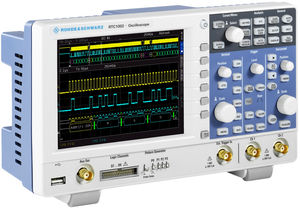 Oscilloscope 8-en-1 8bits, 2 voies, upgradable 50MHz à 300MHz, écran 6.5" - analyse logique en option