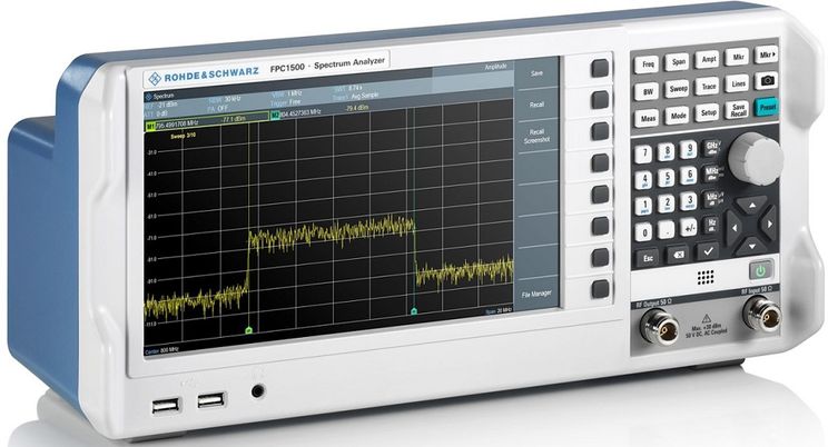Analyseur de spectre & VNA FPC1500 3GHz, géné de poursuite options incluses : préampli, modulation, récepteur, mesures avancées & vectorielles