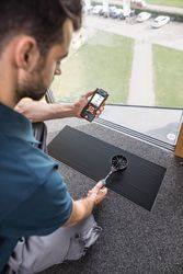 Kit de mesure de débit d´air en extraction et soufflage - Appareil multifonction, sonde sans-fil - bluetooth, USB