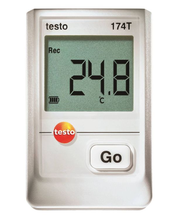 Mini-enregistreur de données de température, -30 à +70°C, 16000 enregistrements - HACCP, NF EN 12830