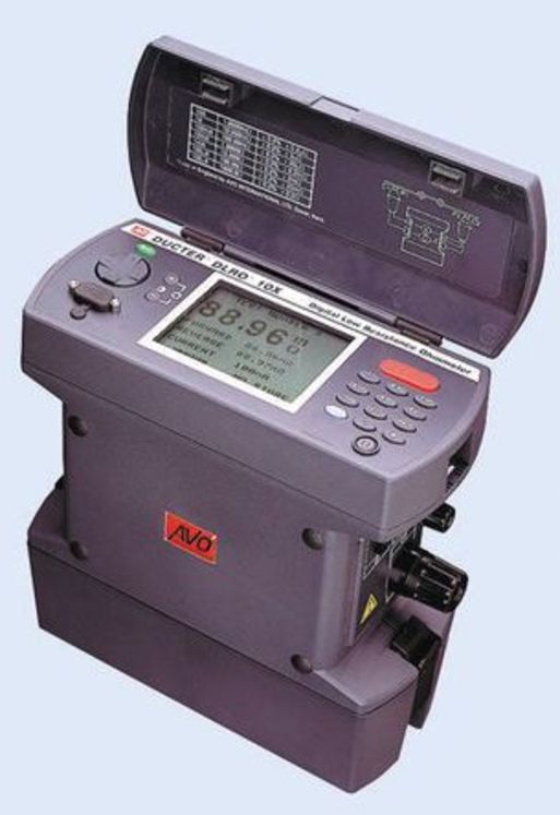 Micro Ohmmètre DLRO10X 10A, 0-2000 Ohms, précision 0,2%, résolution max. 0,1 uOhm, détection automatique de continuité, protection 600V, IP54