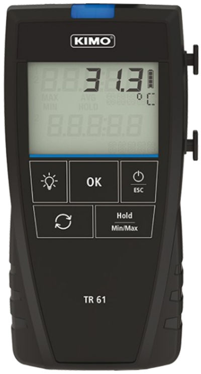 Thermomètre pour sonde PT100 - 1 voie - écran 2 lignes
