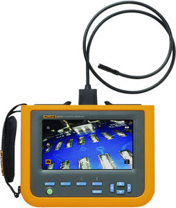 Caméra d'inspection haute définition, tête de caméra diam.8.5mm avec 2 angles, écran 7 pouces