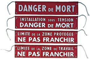 BANDEROLE TYPE A 1X0.20M