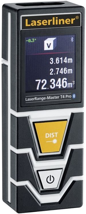 Lasermètre "de poche" - 0.2-40m - avec bluetooth et écran tactile