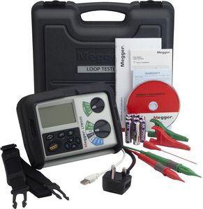 Mesureur de boucle LTW335 50-440V à 2 fils CAT IV 300V  mesure fréquence  couvercle rabattable  mesure entre phases  Mémoire 300 tests & transfert USB
