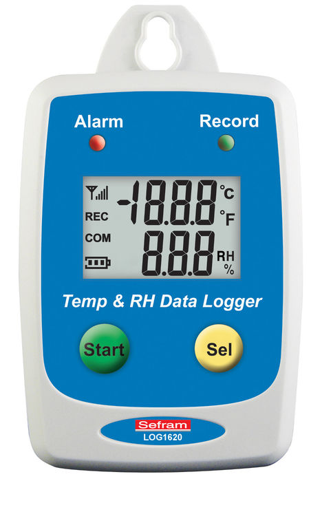 Datalogger température interne et humidité, seuils et afficheur LCD