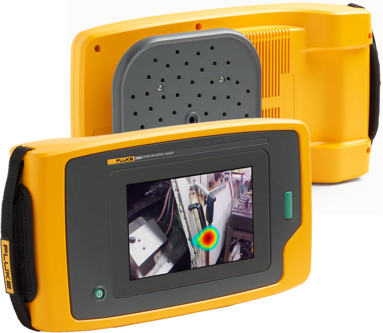 Caméra ultrasonique pour la détection de fuite d´air, gaz et vide dans les systèmes d´air comprimé