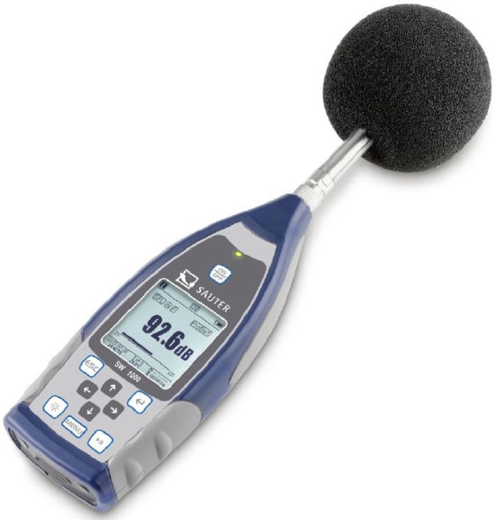 Sonomètre intégrateur classe 1 - 20-134 dB - 10Hz-20kHz - Laeq, SEL... - RS232, USB