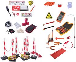 Kit pour l´entretien / la réparation de 2ème niveau véhicule électrique/hybride, conforme UTE C 18-550