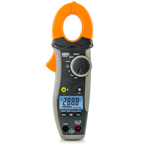 Pince ampèremétrique AC/DC TRMS 600A CAT IV avec mesure de température