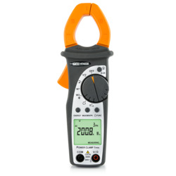 Pinces ampèremétriques AC TRMS 400A avec mesure de puissance/harmoniques