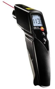 Thermomètre infrarouge, -30 °C à +400 °C, ±1.5°C, 10:1, simple visée laser