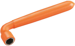 Clé à pipe isolée 1000V - 6mm - 6 pans creux - NF EN 60900