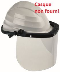 Ecran facial de protection des projections liquides (postillons, etc...) - non réglable - A fixer sur un casque