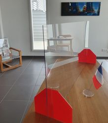 Vitre de Protection Meeting - Table ou bureau