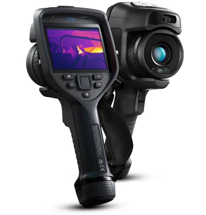 Caméra thermique 320x240, MSX, BT, WiFi - 30/50mK (0.03/0.05°C) - -20 à +650°C - objectif au choix en option - CNPP, Q19