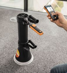 Kit de mesure de débit d´air en extraction et soufflage - Appareil multifonction, sonde sans-fil - bluetooth, USB